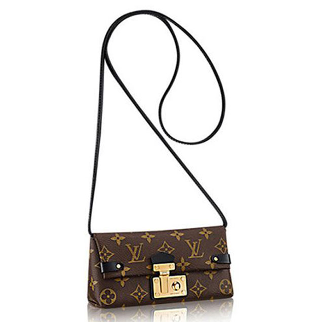 Louis Vuitton M61502 Triangle Chain Wallet Monogram Canvas