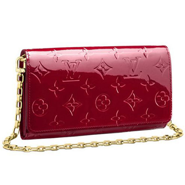 Louis Vuitton M90091 Chain Wallet Monogram Vernis