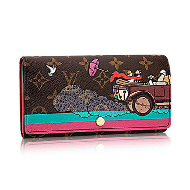 Louis Vuitton M61359 Sarah Wallet Evasion Monogram Canvas