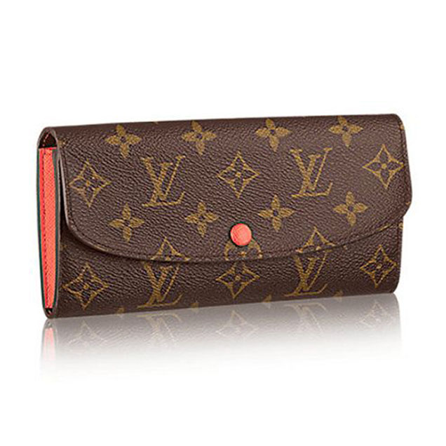 Louis Vuitton M61578 Emilie Wallet Monogram Canvas