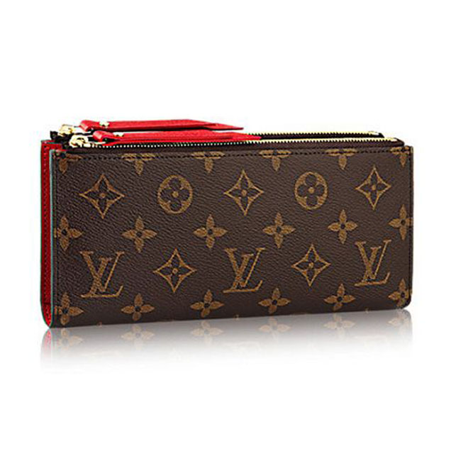 Louis Vuitton M61287 Adele Wallet Monogram Canvas