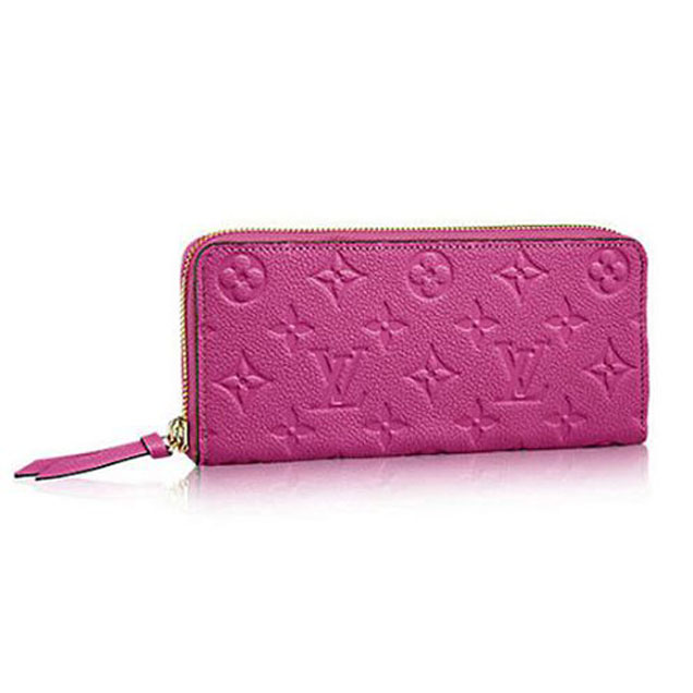 Louis Vuitton M61568 Clemence Wallet Monogram Empreinte Leather