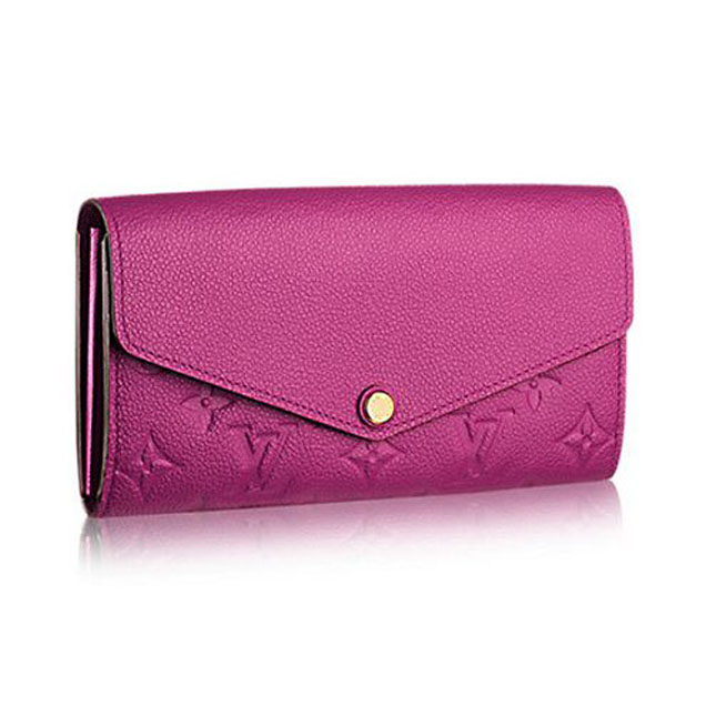 Louis Vuitton M61411 Sarah Wallet Monogram Empreinte Leather