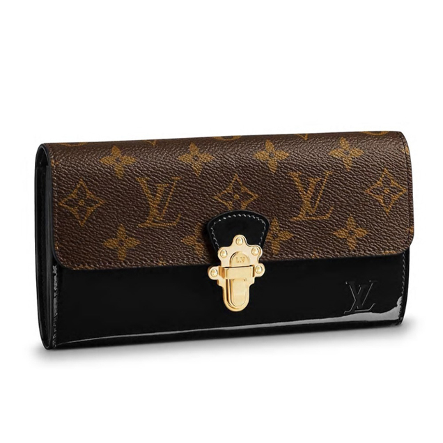 Louis Vuitton Cherrywood Wallet M62558 Black 2018