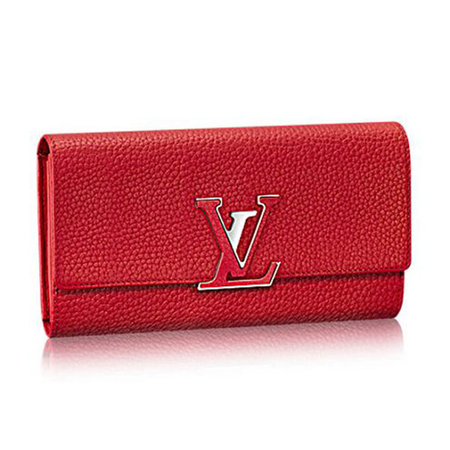 Louis Vuitton M61471 Capucines Wallet Taurillon Leather