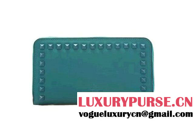 Valentino Garavani Continental Zipped Wallet EWP00079 SkyBlue - $119.00