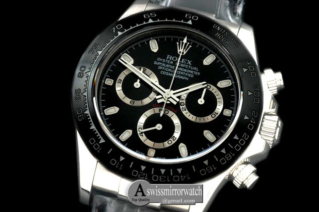 Rolex Daytona 116506 SS/Cer/LE Black A-7750