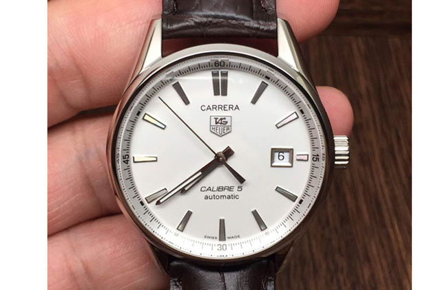 Tag Heuer Carrera Calibre 5 SS/LE White Dial